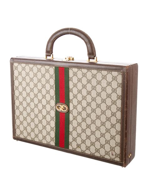 gucci brief case|Gucci briefcase vintage.